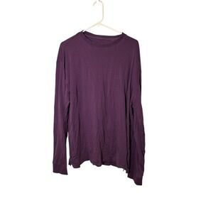 Bugatchi Long Sleeve Shirt Purple XXL